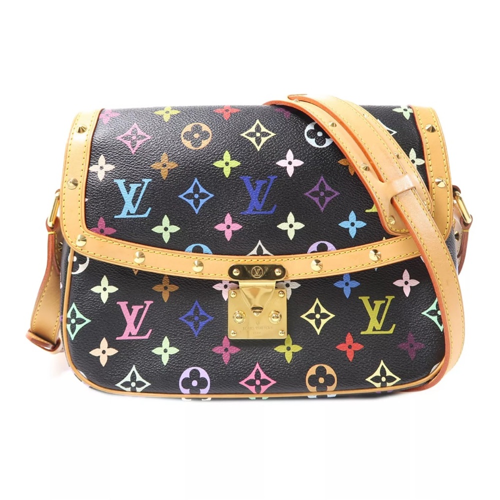 💎✨GORGEOUS✨💎LOUIS VUITTON MULTICOLOR CROSSBODY MURAKAMI SOLOGNE - Picture 8 of 10